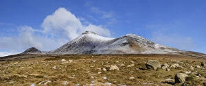 Slieve binnian and Wee binnian, Mourne Mountains County Down, Northern Ireland, March