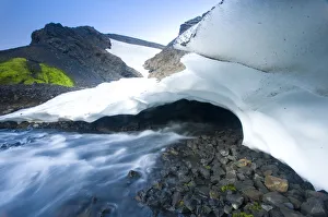 2009 Highlights Gallery: Small river from a melting glacier on the way to Landmannalaugar, Iceland, July 2008