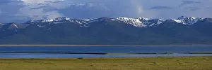 Central Asia Prints: Song-Kul Lake, Karatal-Japyryk State Nature Reserve, Tian Shan mountains, Kyrgyzstan