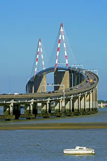 Transportation Prints: The St-Nazaire Bridge / Le pont de Saint-Nazaire
