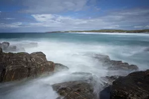 Stormy seas off Hosta, North Uist, Western Isles / Outer Hebrides, Scotland, UK, May 2011