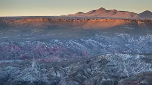 Range Prints: Sunrise over Ciudad de Roma rock formation