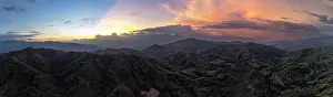 June Prints: Sunset over Motagua Valley in rainy season