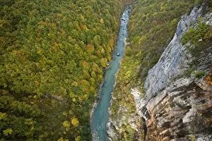 Images Dated 10th October 2008: Tara Canyon from Djurdjevica bridge, Durmitor NP, Montenegro, October 2008