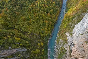Images Dated 10th October 2008: Tara Canyon viewed from Djurdjevica Bridge, Durmitor NP, Montenegro, October 2008