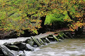 Rock Prints: Tarr Steps - ancient stone bridge across the River Barle