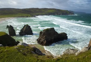 Images Dated 5th June 2009: Traigh Ghearadha beach, north east Lewis, Outer Hebrides, Scotland, UK, June 2009