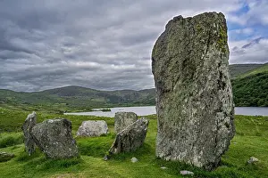 Monuments Prints: Uragh stone circle, Inchiquin Lake