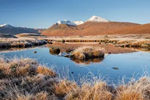 Cold Weather Prints: View of Lochan na h-Achlaise and the Black Mount