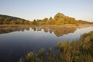 Images Dated 27th May 2012: View over the River Spey at sunrise, Cairngorms National Park, Scotland, UK, May