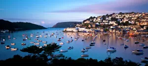 Coastal Collection: View of Salcombe and harbour from Snapeaes Point in the early morning light. Salcombe
