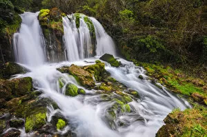 Waterfalls Collection: Waterfalls, Cadi-Moixer Natural Park, Spain