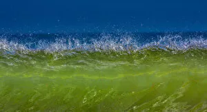 Green Gallery: Waves off the Atlantic ocean, Cape Cod, Massachusetts, USA, September