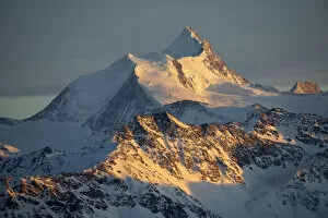 Images Dated 25th August 2020: Weisshorn mountainpeak Leukerbad, Wallis, Valais, Switzerland, March