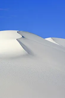 Sand Dunes Prints: White sand dunes, White Sands National Monument, New Mexico, USA, February 2009