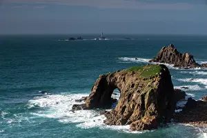 Landform Prints: Ynys Dodman Natural Arch, within a granite sea stack